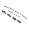 RC Pull Rod For TRX4 1/10 Metal Steering Rod Ball For Silver RC Car Tracked Vehicles Trucks Off-road Parts And Accessories Upgrades Replacement And Use view 2