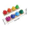 Alomejor Desk Bells for Kids, 8 Note Colorful Percussion Instrument with Wooden Mallets - Basswood and Iron Musical Toy for Preschoolers view 2