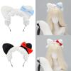 jiingekk Comfortable Lovely Bow Costume Accessory Headbands For Halloween Christmas Parties Plush Headwear Party Hair Ornament view 2