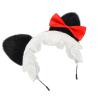 jiingekk Comfortable Lovely Bow Costume Accessory Headbands For Halloween Christmas Parties Plush Headwear Party Hair Ornament view 3