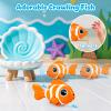 Crawling Fish Baby Toys, Novelty Tummy Time Toys for Babies 6-12 Months, Magic Swinging Fish Music Crawling Toys for Infant Toddler 12-18 Learning Crawl Walking Dancing 1st Valentines Days Gift view 4