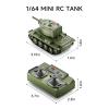 BRRRRT 1/64 RC Battle Tank Set,Remote Control Military Vehicles with Infrared Shoot,RC Tank That Shoots with 330 Rotating Turret and Sound & Lighting for Kids Gift 8+ view 2