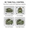 BRRRRT 1/64 RC Battle Tank Set,Remote Control Military Vehicles with Infrared Shoot,RC Tank That Shoots with 330 Rotating Turret and Sound & Lighting for Kids Gift 8+ view 4