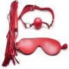 12 Classic Red Leather Multifunctional Indoor Fitness Combination Sets, Including Handmade Ropes and Sleeping Mirrors - D8 view 4