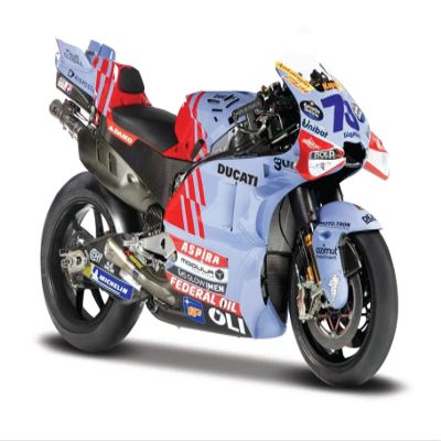1/18 for MAISTO - Moto GP Racing - Ducati Lenovo #93 Marc Marquez #73 Alex Marquez 2024 Gresini Racing MotoGP - Toy for Children from 15 Years Old - M36399 (2024 Gresini No.73)