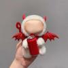17cm Doll Clothes & Accessories Set: Cute Outfit Clothes Accessories Set Including Red Wings, Headwear, and Shoes. (Doll Not Included) view 2