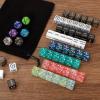 102 Pieces MTG Dice Counters Set Bulk Ability Keyword Tokens Shield Life Counters 6 Sided Dice for Magic The Gathering TCG Card Gaming Accessories (Dice Set B) view 3