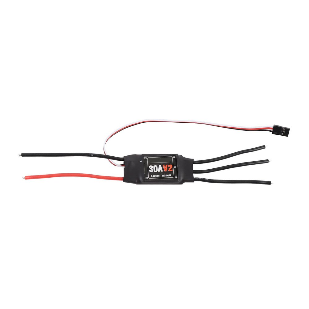 30A V2 Brushless ESC 5V 2A BEC Brushless Electric Speed Controller for Fixed Wing Multi Axis Aircraft