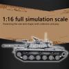 Hanll 1:16 Scale Israeli M60W Magach 3 RC Tank for Adults  Realistic Military Model with ERA Armor, Smoke, Sound, Lights, Infrared Battle & BB Firing Function (Basic Version) view 4
