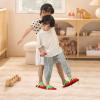 MotiveTech Sensory Balance Board, Balance Coordination Sensory Training, Kindergarten in Sensory Integration Games for Children, Red 2 Person view 4