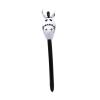 MotiveTech Hobby Horse Stick Toy Lovely Horse Head Stick Balloon Portable Fun Blowing Up Stick Toy for Horse Themed Kids Birthday, Blaclk view 1