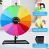 Acrebain 24-inch Tabletop Spinning Prize Wheel,14 Slots Heavy Duty Editable Doodle Game Spinning Wheel,Roulette Wheel with Stand for Carnival, Trade Show, Fortune Spin Games view 3