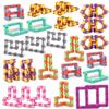20 Packs Fidget Toys Bulk, Wacky Tracks Fidgets Snap & Click Sensory Puzzle, Party Favors, Goodie Bag, Treasure Box Toys for Classroom Reward, Stocking Stuffer Prizes for Kids, Student view 1
