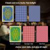 Ben Niu Casino-Quality Waterproof PVC Poker Playing Cards  Premium Texas Holdem Deck with Jumbo Index, Double-Sided Embossing, Anti-Counterfeit Packaging, Smooth & Durable Shuffle (Staright Blue) view 3
