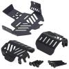 1/10 RC Chassis Armor Set for TRX-4  Stainless Steel Skid Plate & Shock/Axle Protector  Compatible with TRX-4 Sport, Bronco, K5 Blazer, Defender (Fits Models 92076-4, 82046-4)  Powder Coated view 1