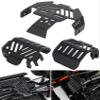 1/10 RC Chassis Armor Set for TRX-4  Stainless Steel Skid Plate & Shock/Axle Protector  Compatible with TRX-4 Sport, Bronco, K5 Blazer, Defender (Fits Models 92076-4, 82046-4)  Powder Coated view 2