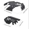 1/10 RC Chassis Armor Set for TRX-4  Stainless Steel Skid Plate & Shock/Axle Protector  Compatible with TRX-4 Sport, Bronco, K5 Blazer, Defender (Fits Models 92076-4, 82046-4)  Powder Coated view 3