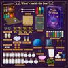 AMIZEY Potion Kits for Kids  20 Bottles with Magic Growing Crystal, Arts and Crafts for Kids Ages, Halloween & Christmas Decorations Gifts for Girls Ages 6-12 (Magic Growing Crystal) view 2