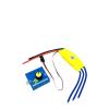 30A Brushless ESC with Servo Tester High Power Compact Size Electrical Motor Controls Motor Speed PWM Controller Replacement view 1