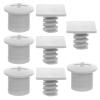 4 Sets Kids Play Slide Screw Square Bolts and Caps Plastic Bolt Replacement Parts for Children Slide Fixing Screw Covers Toddler Playground Repair Attachments Accessories view 4