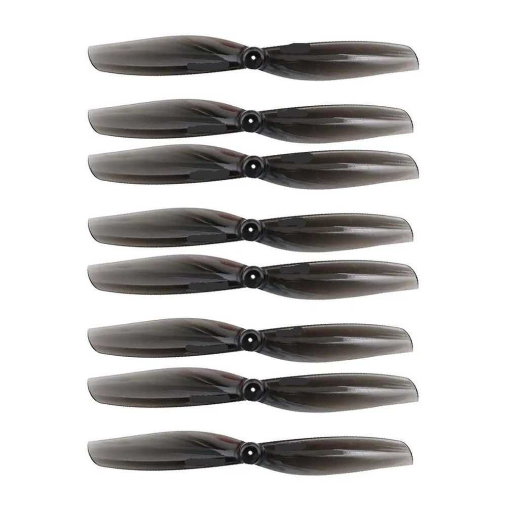 12 Pairs 24pcs 65mm S 65mm 2 Paddles 1mm Hole Propeller for RC Drone FPV Racing Frame (Black 1.0MM Hole)