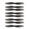 12 Pairs 24pcs 65mm S 65mm 2 Paddles 1mm Hole Propeller for RC Drone FPV Racing Frame (Black 1.0MM Hole) view 1