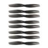 12 Pairs 24pcs 65mm S 65mm 2 Paddles 1mm Hole Propeller for RC Drone FPV Racing Frame (Black 1.0MM Hole) view 2