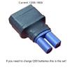 2Packs QS8 to EC5 Adapter,EC5 Female to QS8-S Male Connector for RC Car FPV Drones RC Boat lipo Batteries view 4