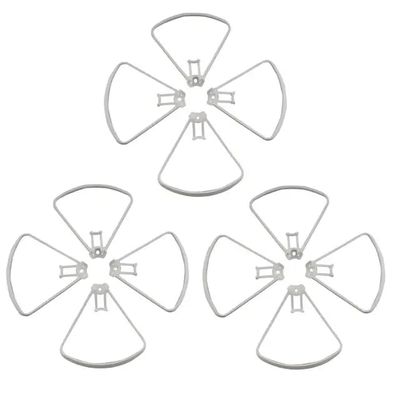 ABZEKH Drone Accessories for SYMA Z3 Drone Propeller Guards 4PCS Anti-Collision Durable for Blade Protectors for Foldable Quadcopter Spare Parts Accessories(3 Sets 12 Pcs)