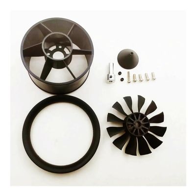 12-Blade Channel Fan 50mm EDF CW CCW with QF2611 3S/4S Brushless Motor (Only 12 blades (CCW))