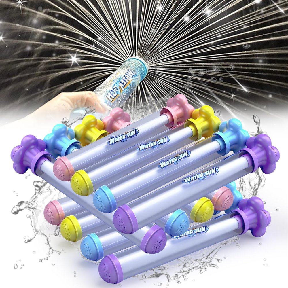 12 Pack Water Soaker Bulk, Super Water Blaster Soaker Gun Set Shoot Up to 40 Feet - Adults Outdoor Super Blaster Water Guns for Kids Age 3-4-5-8-12 Swimming Pool Outdoor Toys (12 pcs/Style B)
