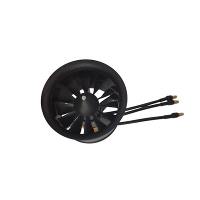 12-Blade Channel Fan 50mm EDF Clockwise and Anti-clockwise with QF2611 3S 4S Brushless Motor(4000KV EDF(CW))