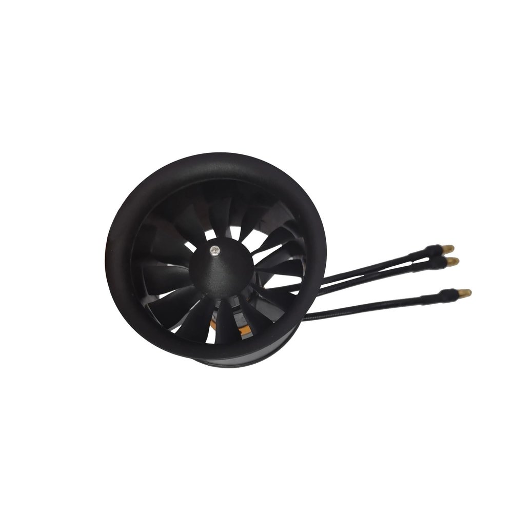 12-Blade Channel Fan 50mm EDF Clockwise and Anti-clockwise with QF2611 3S 4S Brushless Motor(4000KV EDF(CW))