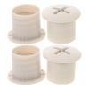 6pcs Playground Slide Screw Caps Attachments Kids Bolt Nut Protection Caps Outdoor Plastic Bolt Protective Covers for Play Slide Replacement Parts Accessories Inner Diameter 2.2cm view 1