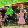 16 Inch Number 4 Pixel Pinata with Piata Stick, Blindfold, Confetti for Boys Girls Birthday Decorations, Kids Party Supplies, Easy to Fill and Hang (MinC-4th) view 4