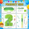 16 Inch Number 2 Pixel Pinata with Piata Stick, Blindfold, Confetti for Boys Girls Birthday Decorations, Kids Party Supplies, Easy to Fill and Hang (MinC-2th) view 2