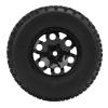 1/10 RC Truck Wheels Tires 4PCS Durable Rubber Plastic 110mm Diameter 45mm Width 12mm Connector Anti Skid Enhanced Performance for Slash Arrma 4x4 2WD Short Course Trucks view 2