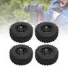 1/10 RC Truck Wheels Tires 4PCS Durable Rubber Plastic 110mm Diameter 45mm Width 12mm Connector Anti Skid Enhanced Performance for Slash Arrma 4x4 2WD Short Course Trucks view 3