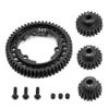 46T 50T 52T 54T Steel Spur Gear with M1 18T 20T 22T Pinion Gear 6447 6449 Compatible with 1/5 1/10 2.0 Scale RC Cars and VXL MAXX Models(54T) view 1