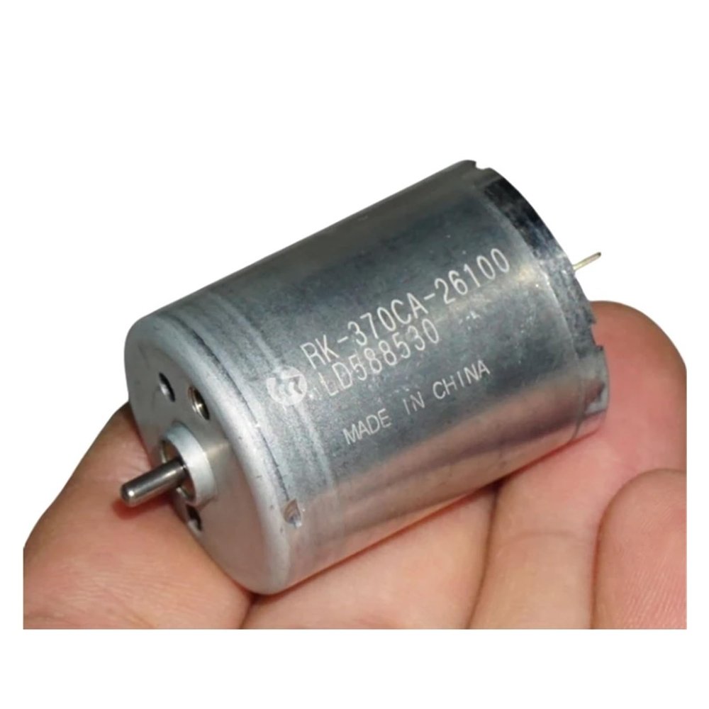 TYSTABPC RK-370CA-26100 Mute 24mm Electronic Starter DC3V 5V 6V High Speed Carbon Brush Engine DIY 370 Air