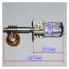 PWIGAAHTW N20 Full Metal Gearbox Gear Electronic Starter DC 3V 5V 6V 62RPM Long Screw Shaft Worm Gear Electronic Starter for Toy Model view 2