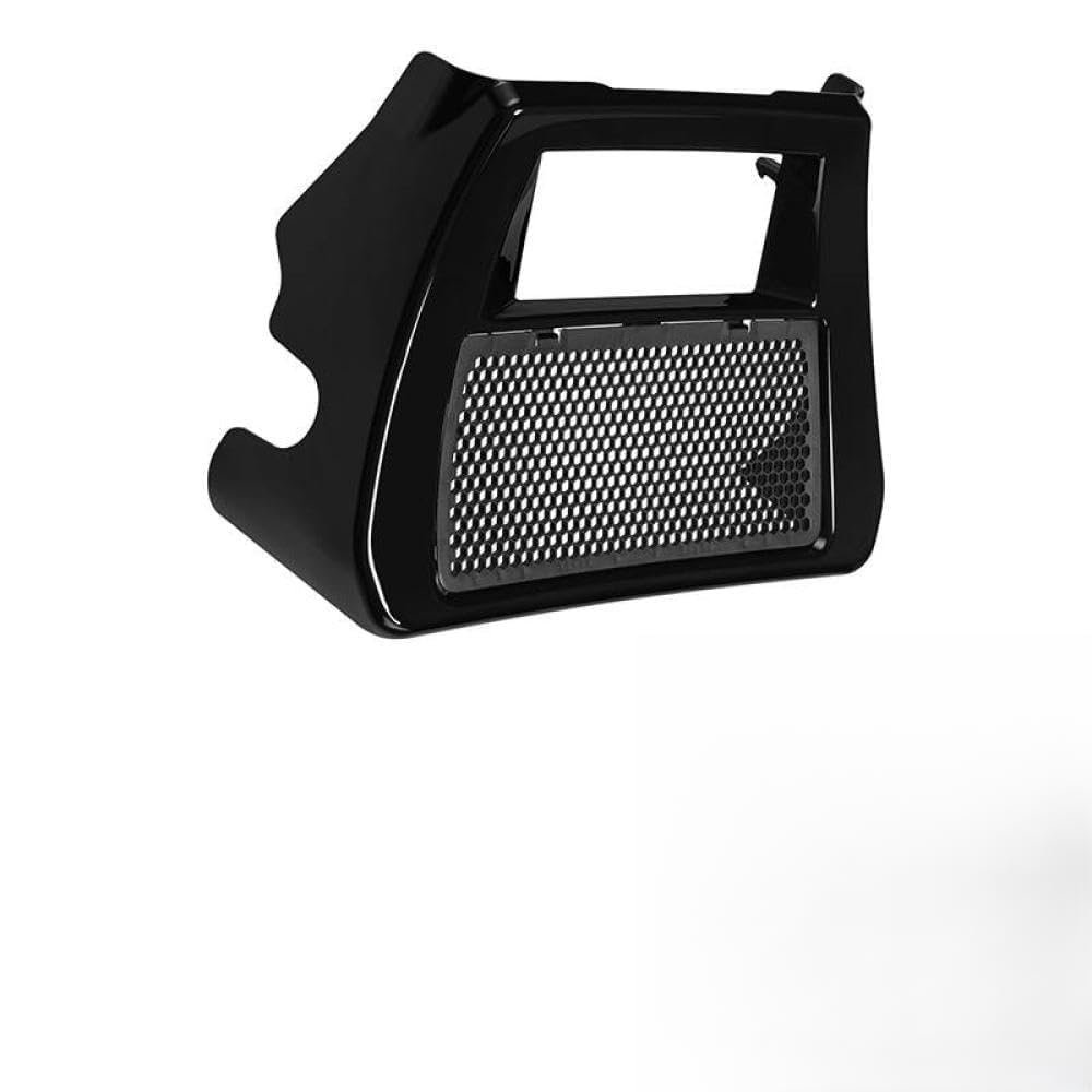 Black Front Spoilers Radiator Chin Cover Compatible With CVO Street Road Models FLHX FLTRX FLTRXSTSE 2023 2024