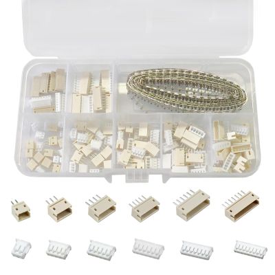 Teansic 420PCS ZH 1.5mm Connector Kit, 2-8 Pin Male Female Housing Sockets