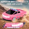 Cool Remote Control Car Toys for Girls, 1:20 Pink Police RC Truck with Flashing LED Lights and Loadspace, 2.4 GHz Rechargeable Racing RC Cars Vehicle Toys, Valentines Day Gifts for Kids 3 5 7 10 view 3