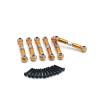 SKDUBRW RC Car Accessories for HS 18301 18302 18311 18312 18321 18322 6pcs Metal Link Rod Tie Rod Linkage 1/18 Modification rc Cars Upgrade Parts Accessories(Yellow) view 1