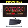 Extguds 23.6 x 47.2 Roulette Tabletop Layout Mat,Waterproof & Anti-Slip Rubber Casino Roulette Mat with Storage Bag, Perfect for Game Night Party,for Adult view 2