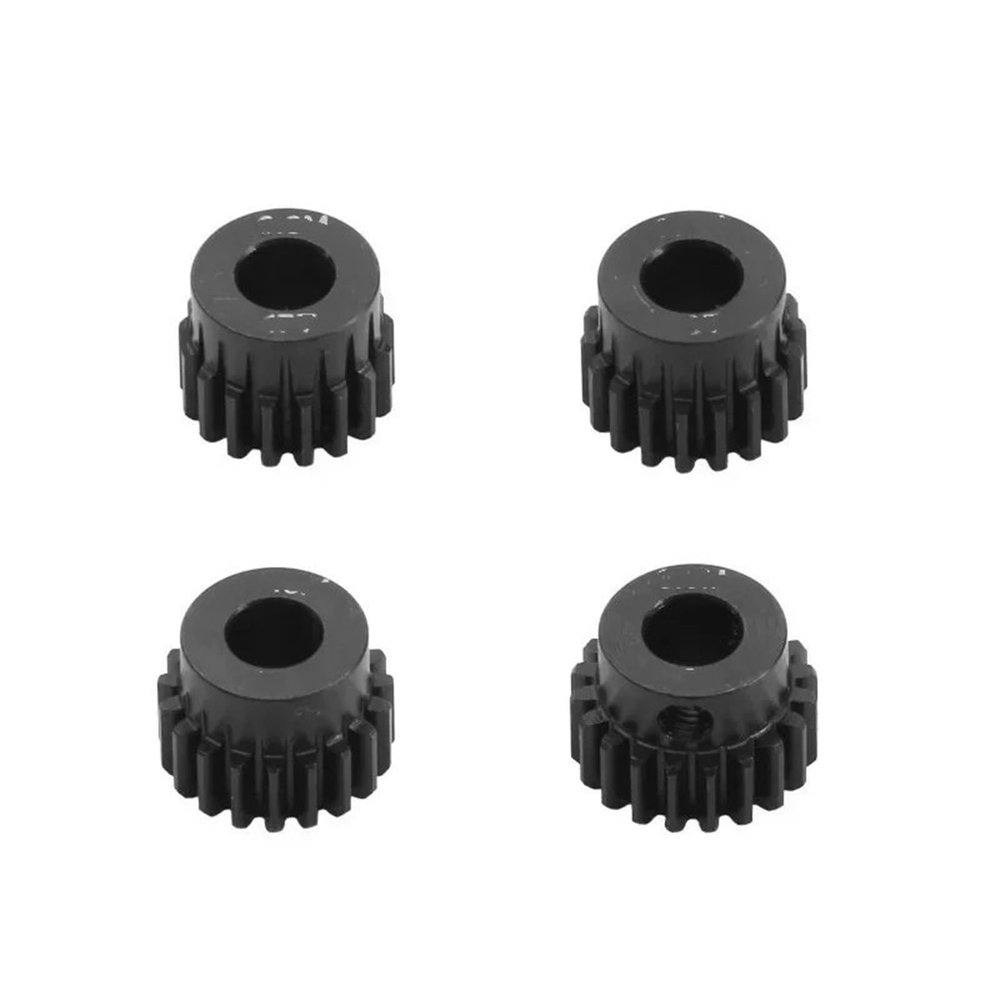 Compatible with HSP 1/10 RC Car Upgrade Parts 4pcs 0.6M 5mm 17T 18T 19T 20T 21T 22T 23T 24T 25T 26T 27T 28T Pinion Gear Moter Gear Set RC Car Part Accessories(17 18 19 20T)