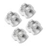 RC Car Accessories for ARRMA 1/7 1/8 4PCS Aluminum Alloy Shock Cap Absorber Protector RC Car Tracked Vehicle Parts and Accessories Upgrade Replacement Use(Silver) view 3