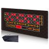 Extguds 35.4 x 70.8 Roulette Tabletop Layout Mat,Waterproof & Anti-Slip Rubber Casino Roulette Mat with Storage Bag, Perfect for Game Night Party,for Adult view 1