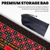 Extguds 35.4 x 70.8 Roulette Tabletop Layout Mat,Waterproof & Anti-Slip Rubber Casino Roulette Mat with Storage Bag, Perfect for Game Night Party,for Adult view 4